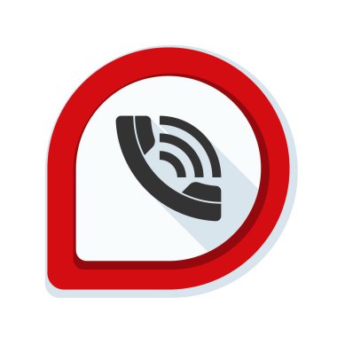 Zil telefon düz düğme