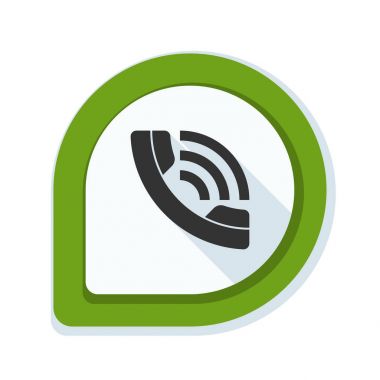 Zil telefon düz düğme