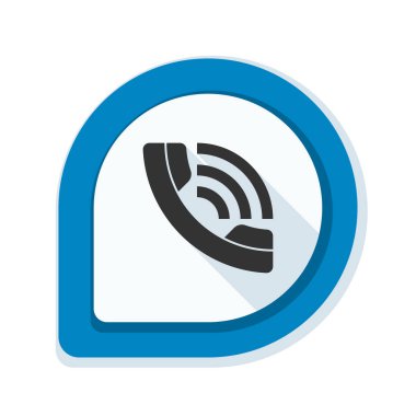 Zil telefon düz düğme