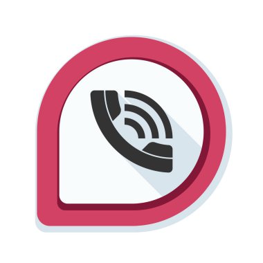 Zil telefon düz düğme