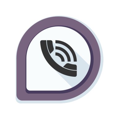 Zil telefon düz düğme