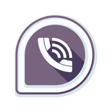 Zil telefon düz düğme