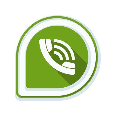 Zil telefon düz düğme