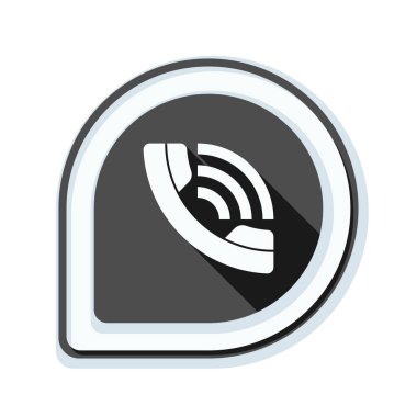 Zil telefon düz düğme