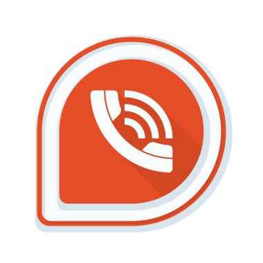 Zil telefon düz düğme