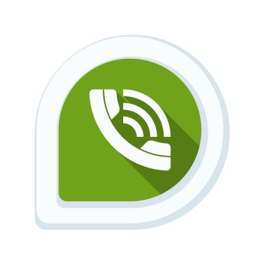 Zil telefon düz düğme