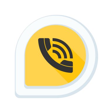 Zil telefon düz düğme