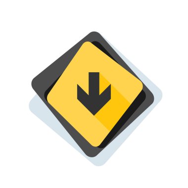 aşağı ok işareti 