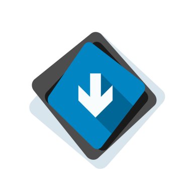 aşağı ok işareti 