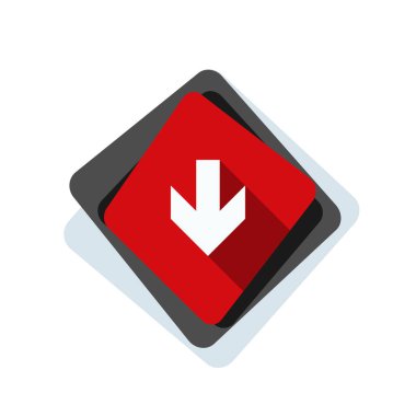 aşağı ok işareti 