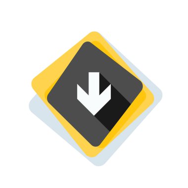 aşağı ok işareti 