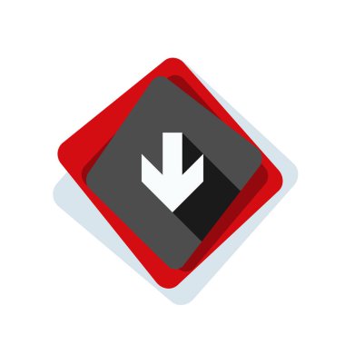 aşağı ok işareti 