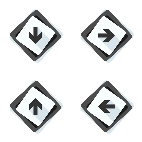 Set of arrow signs — Stock Vector