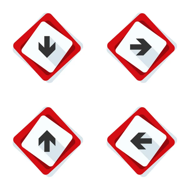 Set of arrow signs — Stock Vector