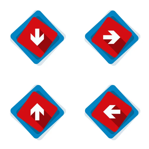 Set of arrow signs — Stock Vector