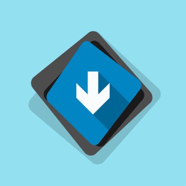 aşağı ok işareti 