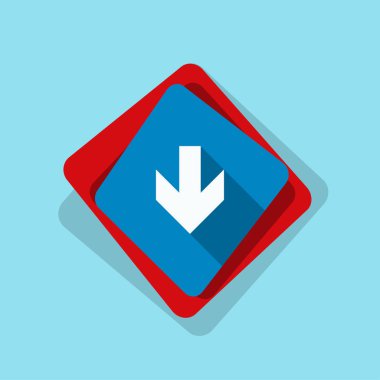 aşağı ok işareti 