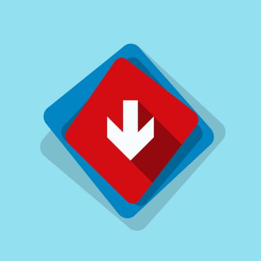 aşağı ok işareti 