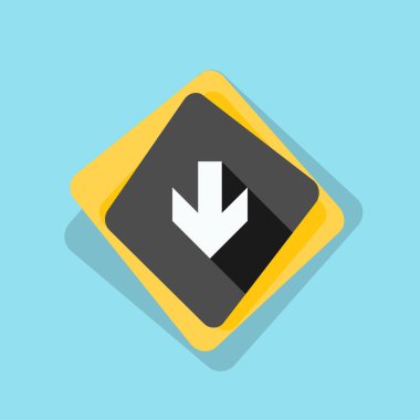 aşağı ok işareti 