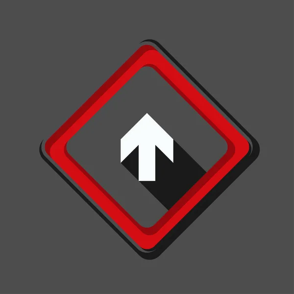 Up arrow sign — Stock Vector