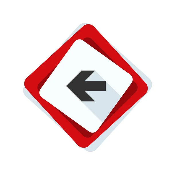 Left arrow sign — Stock Vector