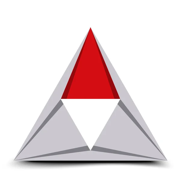 Dreieck unmögliches Zeichen — Stockvektor