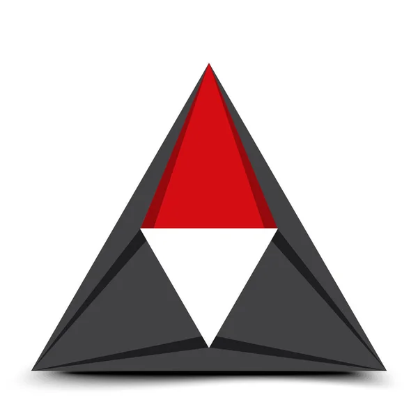Triangle impossible signe — Image vectorielle