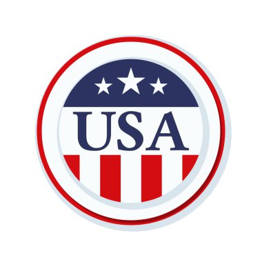 Amerikan bayrağı düğmesi 