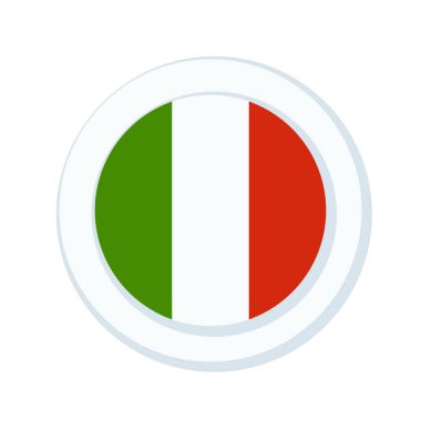 İtalya bayrak düğmesini