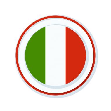 İtalya bayrak düğmesini