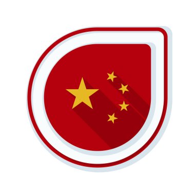 Çin bayrak düğmesini