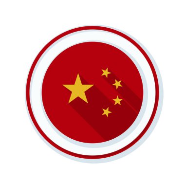 Çin bayrak düğmesini