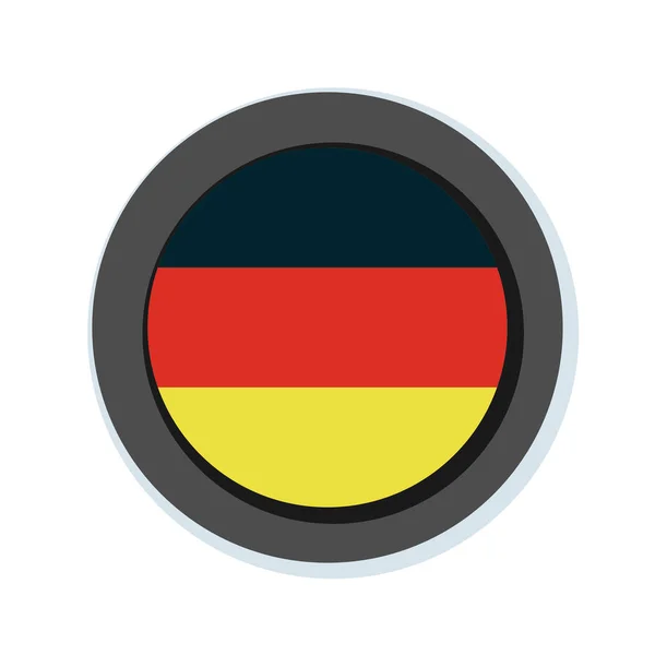 Niemcy flaga — Wektor stockowy