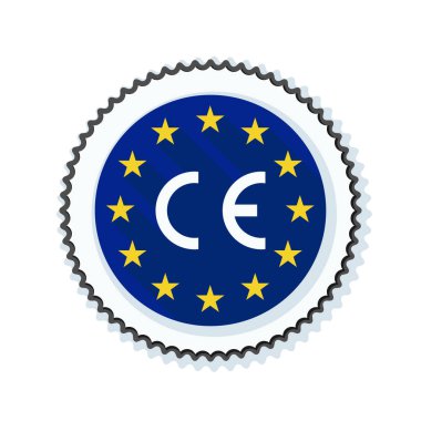 düğmesi ile Avrupa Birliği bayrağı