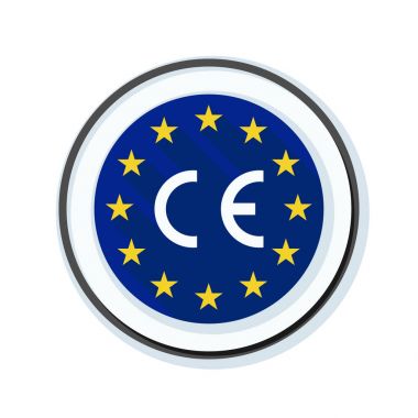 düğmesi ile Avrupa Birliği bayrağı