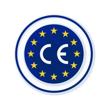 düğmesi ile Avrupa Birliği bayrağı