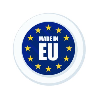 düğmesi ile Avrupa Birliği bayrağı