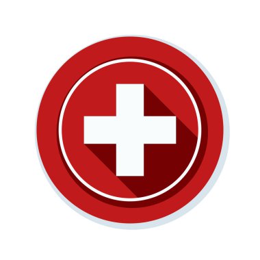 İsviçre bayrağı düğmesi