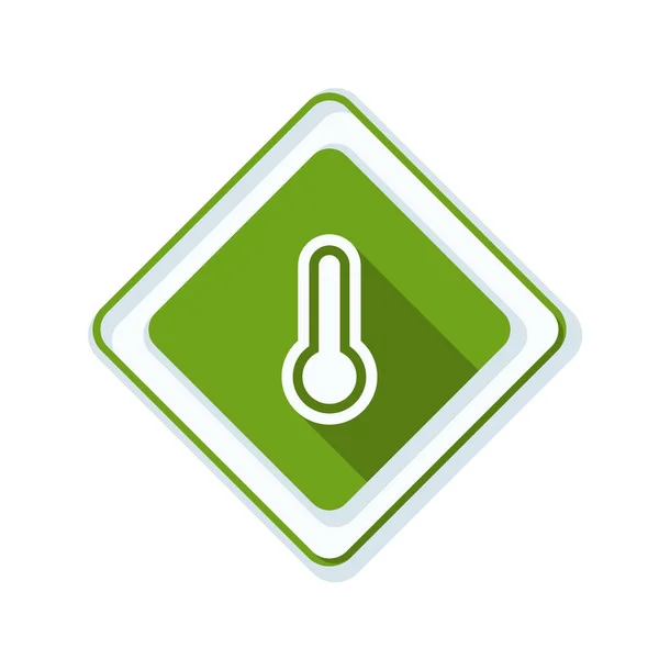 Thermometer einfaches Symbol — Stockvektor