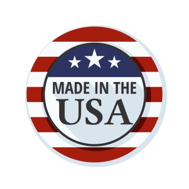 Amerikan bayrağı düğmesi 