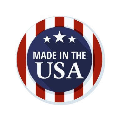 Amerikan bayrağı düğmesi 