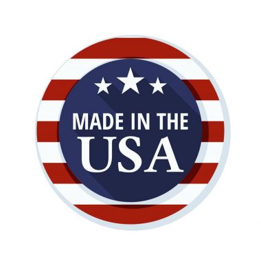 Amerikan bayrağı düğmesi 