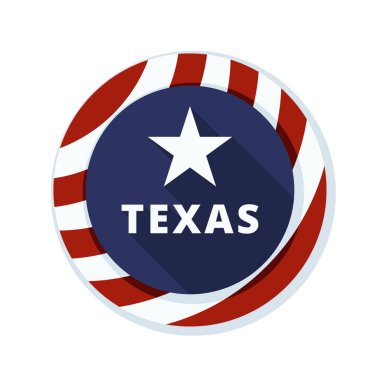 Texas bayrak düğmesini