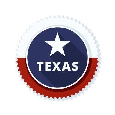 Texas bayrak düğmesini