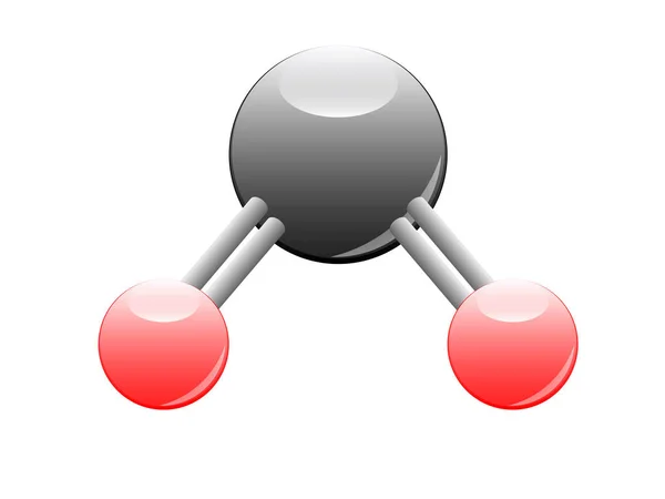 Icono de molécula de metano — Vector de stock