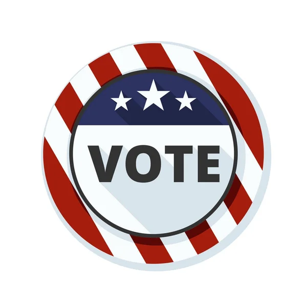 USA Vote button — Stock Vector