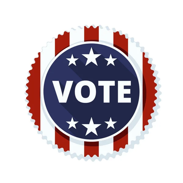 USA Vote button — Stock Vector
