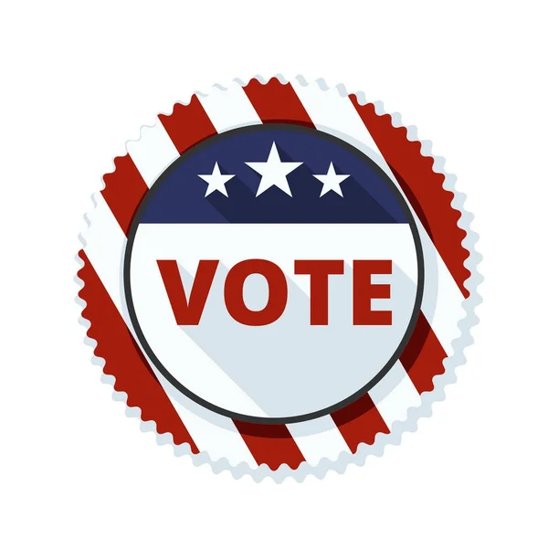 USA Bouton vote — Image vectorielle