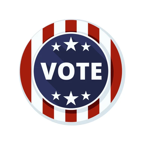 USA Bouton vote — Image vectorielle