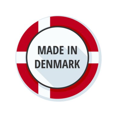 Danimarka bayrağı düğmesi